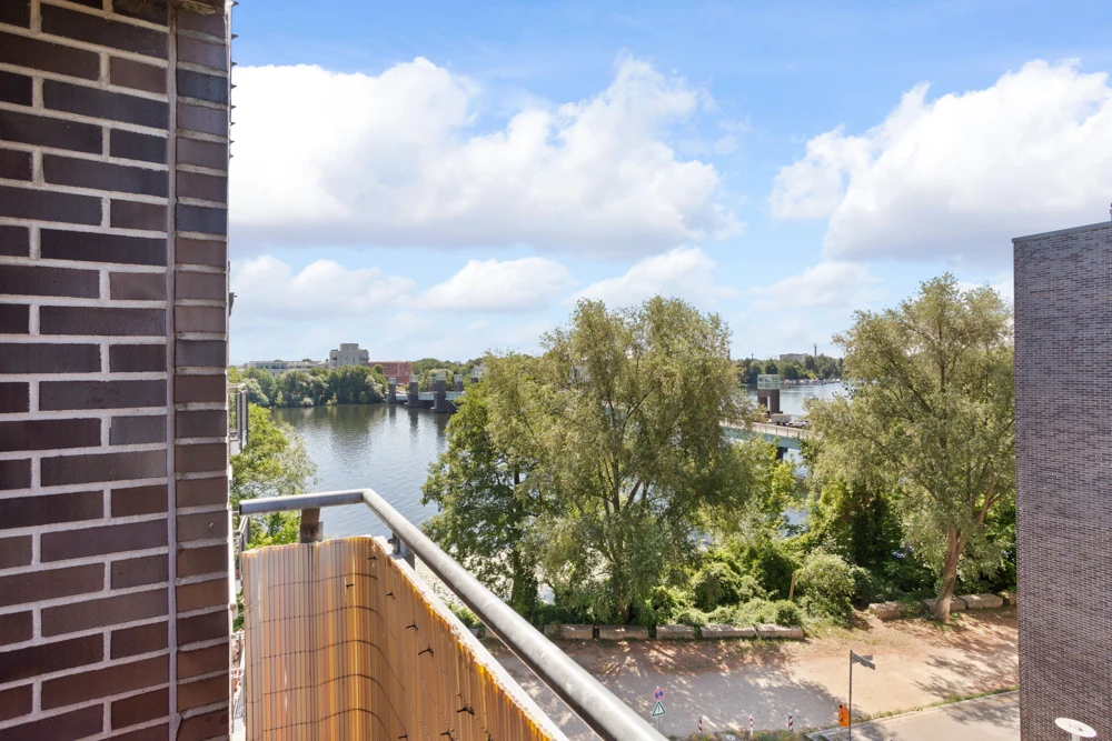 Balkon mit Blick auf die Havel